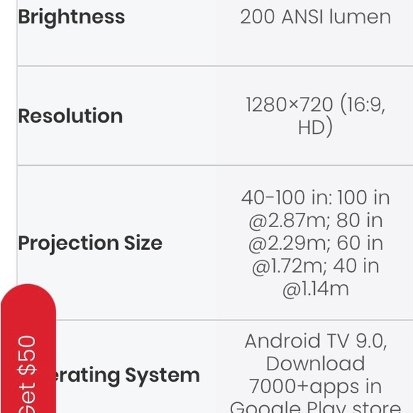 Nebula Capsule II Smart Mini Projector - Picture 8 of 11